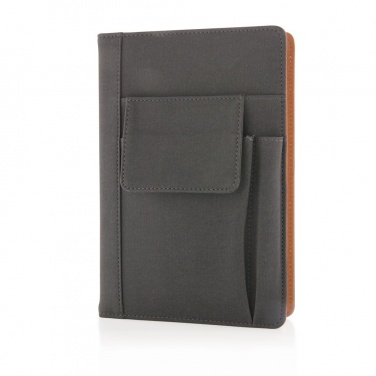 Logotrade promotional item picture of: Notebook with phone pocket