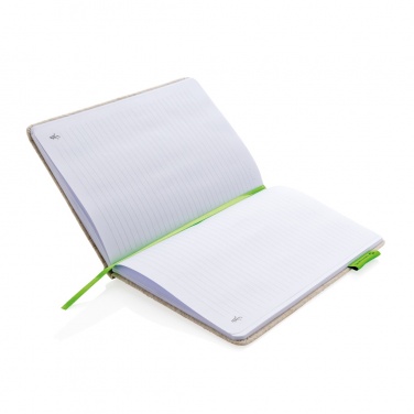 Logotrade promotional gifts photo of: A5 jute notebook