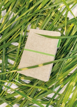 Logo trade corporate gifts picture of: A5 jute notebook