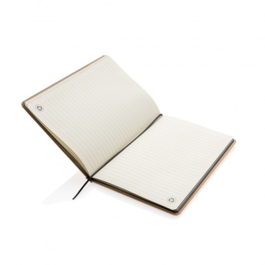 Logotrade promotional giveaway picture of: A5 kraft notebook