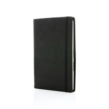 Logotrade business gift image of: Air 5W wireless charging refillable journal cover A5