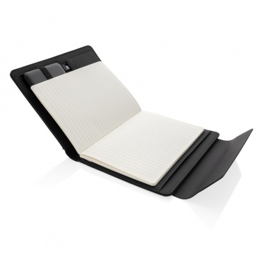 Logotrade promotional gifts photo of: Fiko wireless charging A5 portfolio with powerbank