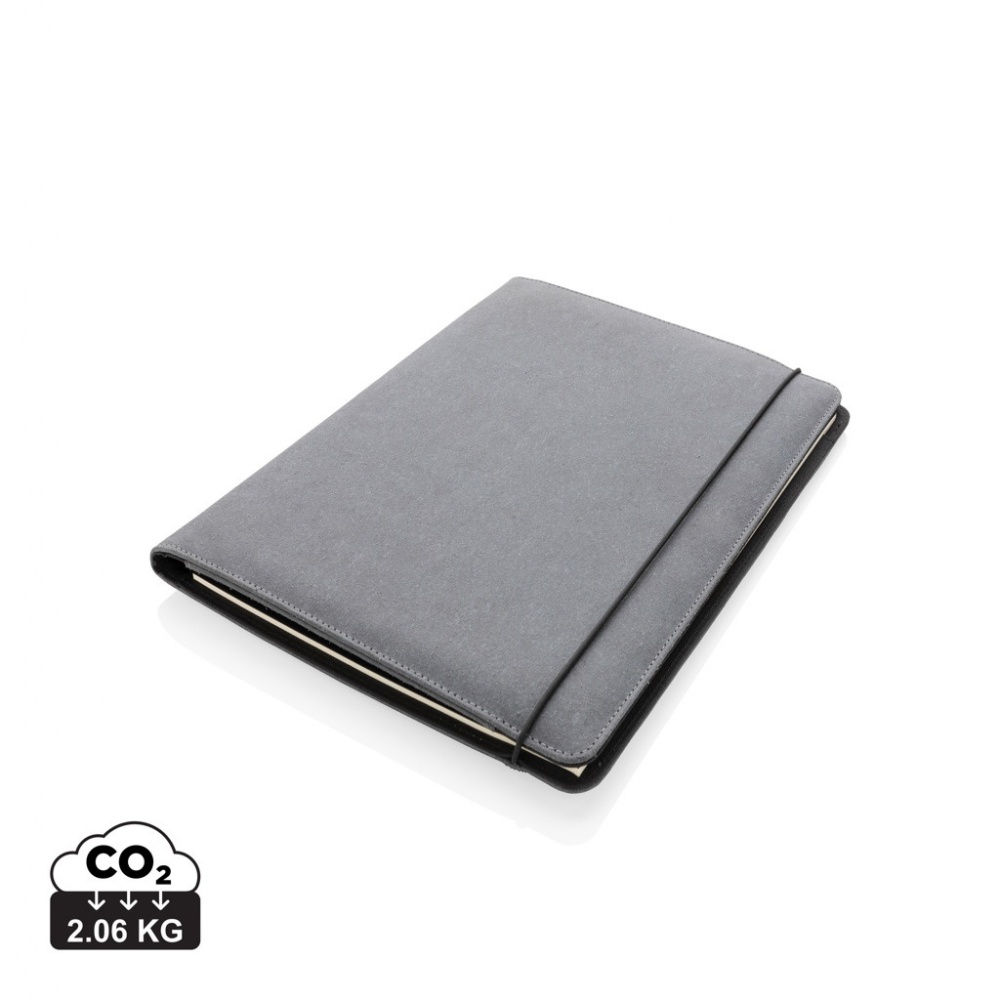 Logo trade promotional merchandise photo of: Recycled leather A4 portfolio