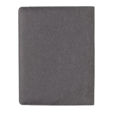 Logo trade promotional giveaways picture of: Recycled leather A4 portfolio