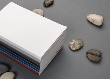Logo trade promotional giveaways image of: Impact softcover stone paper notebook A5