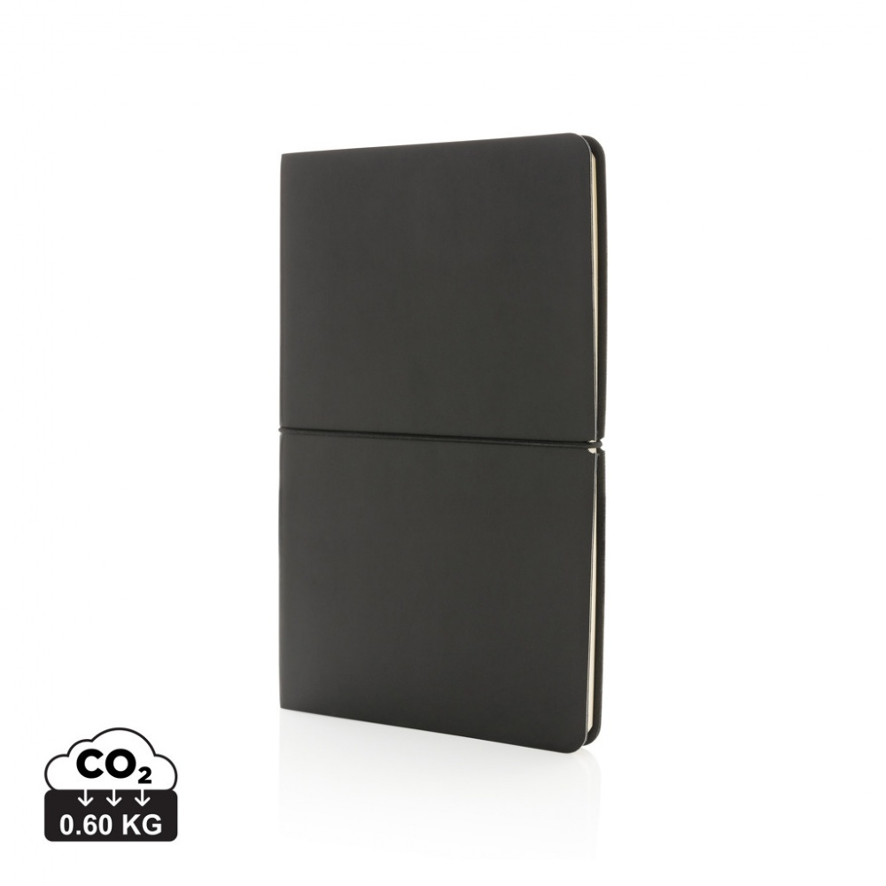 Logotrade corporate gift image of: Modern deluxe softcover A5 notebook