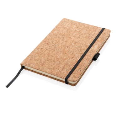 Logo trade advertising products image of: Cork hardcover notebook A5