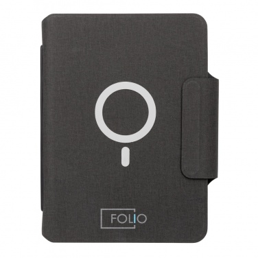 Logotrade promotional giveaways photo of: Artic Magnetic 10W wireless charging A5 notebook