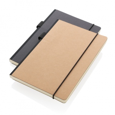 Logotrade promotional giveaway picture of: A5 deluxe kraft hardcover notebook
