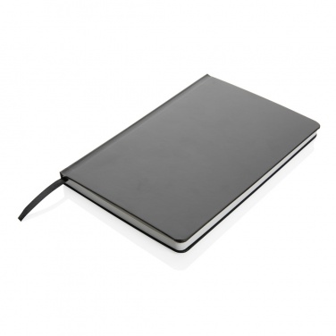 Logo trade promotional merchandise picture of: A5 Impact stone paper hardcover notebook