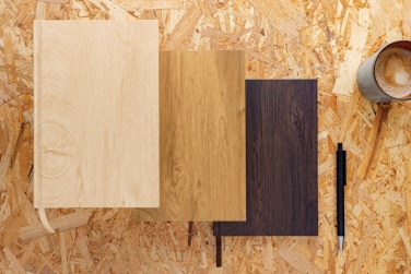 Logo trade promotional gift photo of: Kavana wood print A5 notebook