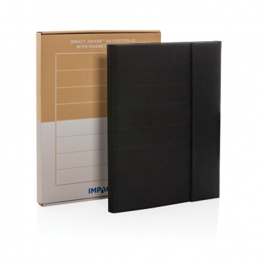 Logo trade promotional items image of: Impact Aware™ A4 portfolio with magnetic closure