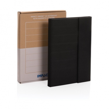 Logotrade promotional merchandise photo of: Impact Aware™ A5 notebook with magnetic closure