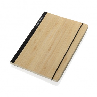 Logo trade corporate gifts image of: Scribe bamboo A5 Notebook