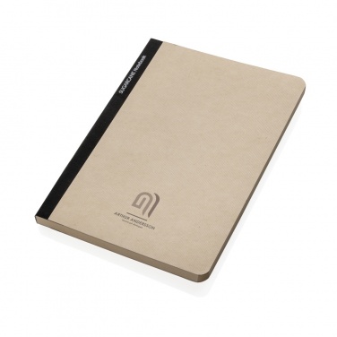 Logo trade promotional products image of: Stylo Sugarcane paper A5 Notebook