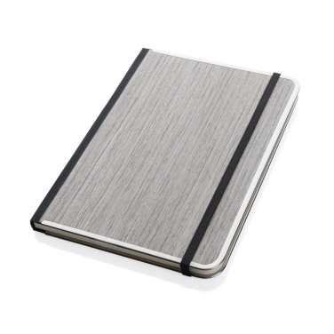 Logo trade advertising product photo of: Treeline A5 wooden cover deluxe notebook