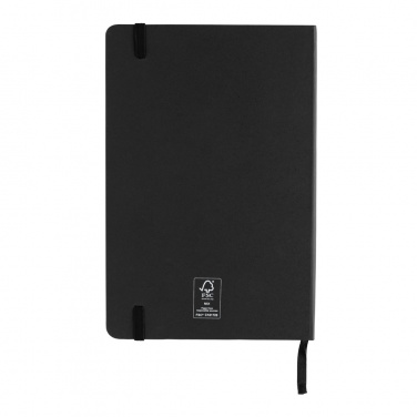Logo trade promotional item photo of: Craftstone A5 recycled kraft and stonepaper notebook