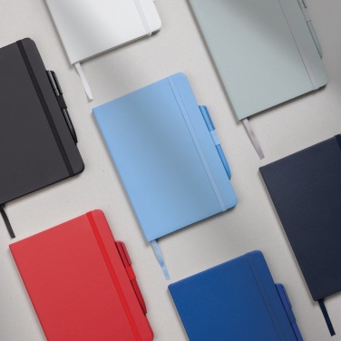 Logotrade promotional product image of: Sam A5 RCS certified bonded leather classic notebook