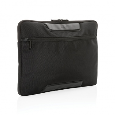 Logo trade advertising products image of: Swiss Peak AWARE™ RPET Voyager 15.6" laptop sleeve