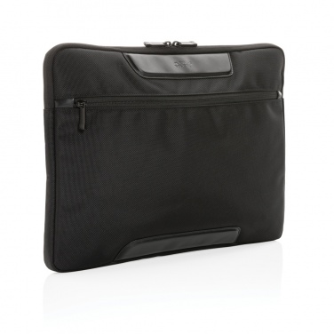 Logo trade corporate gifts image of: Swiss Peak AWARE™ RPET Voyager 15.6" laptop sleeve