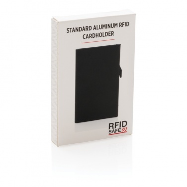 Logo trade business gift photo of: Standard aluminium RFID cardholder