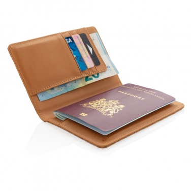 Logotrade promotional giveaways photo of: Cork secure RFID passport cover