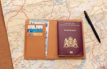 Logotrade advertising products photo of: Cork secure RFID passport cover