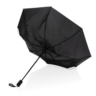 Logo trade advertising products image of: 21" Impact AWARE™ RPET 190T auto open/close umbrella