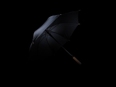 Logotrade promotional items photo of: 23" Impact AWARE™ RPET 190T auto open bamboo umbrella