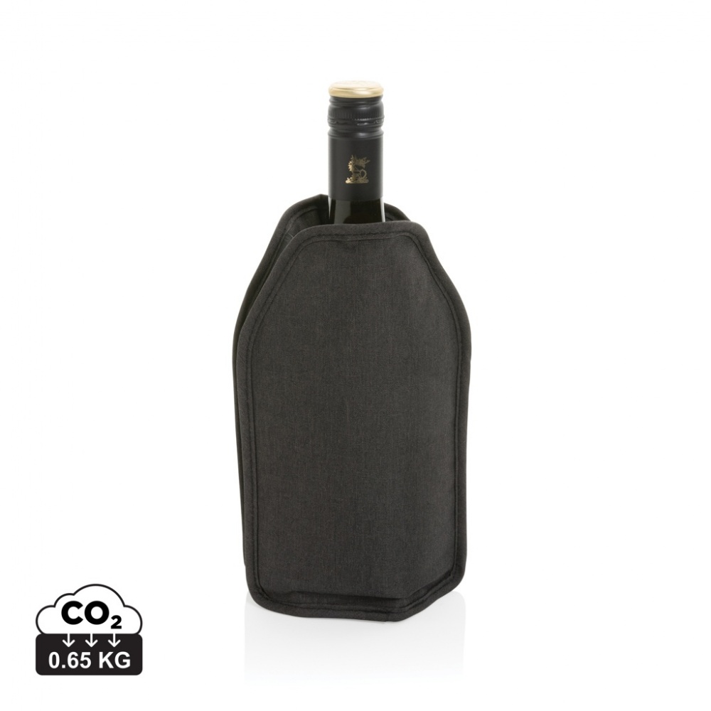 Logotrade promotional item image of: Vino AWARE™ RPET wine cooler sleeve