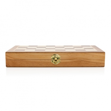 Logotrade advertising product image of: Luxury wooden foldable chess set