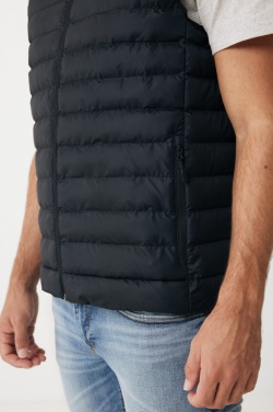 Logo trade promotional merchandise photo of: Iqoniq Meru men recycled polyester bodywarmer