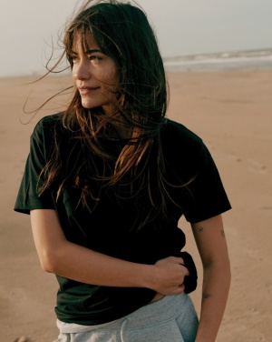 Logo trade promotional merchandise image of: Iqoniq Sierra lightweight recycled cotton t-shirt