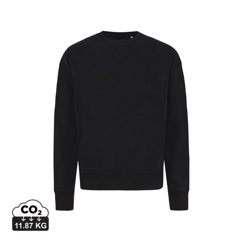 Logotrade advertising product image of: Iqoniq Kruger relaxed recycled cotton crew neck