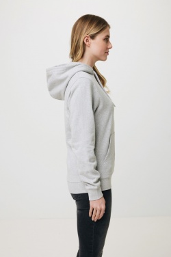 Logo trade business gifts image of: Iqoniq Torres recycled cotton hoodie undyed