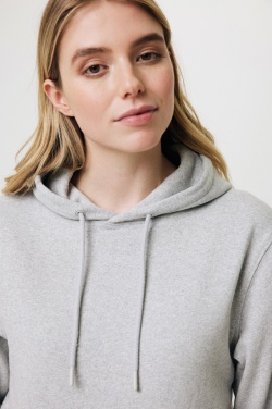 Logo trade promotional merchandise photo of: Iqoniq Torres recycled cotton hoodie undyed