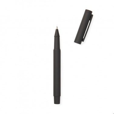 Logo trade corporate gifts picture of: VINGA Baltimore RCS recycled SS pen