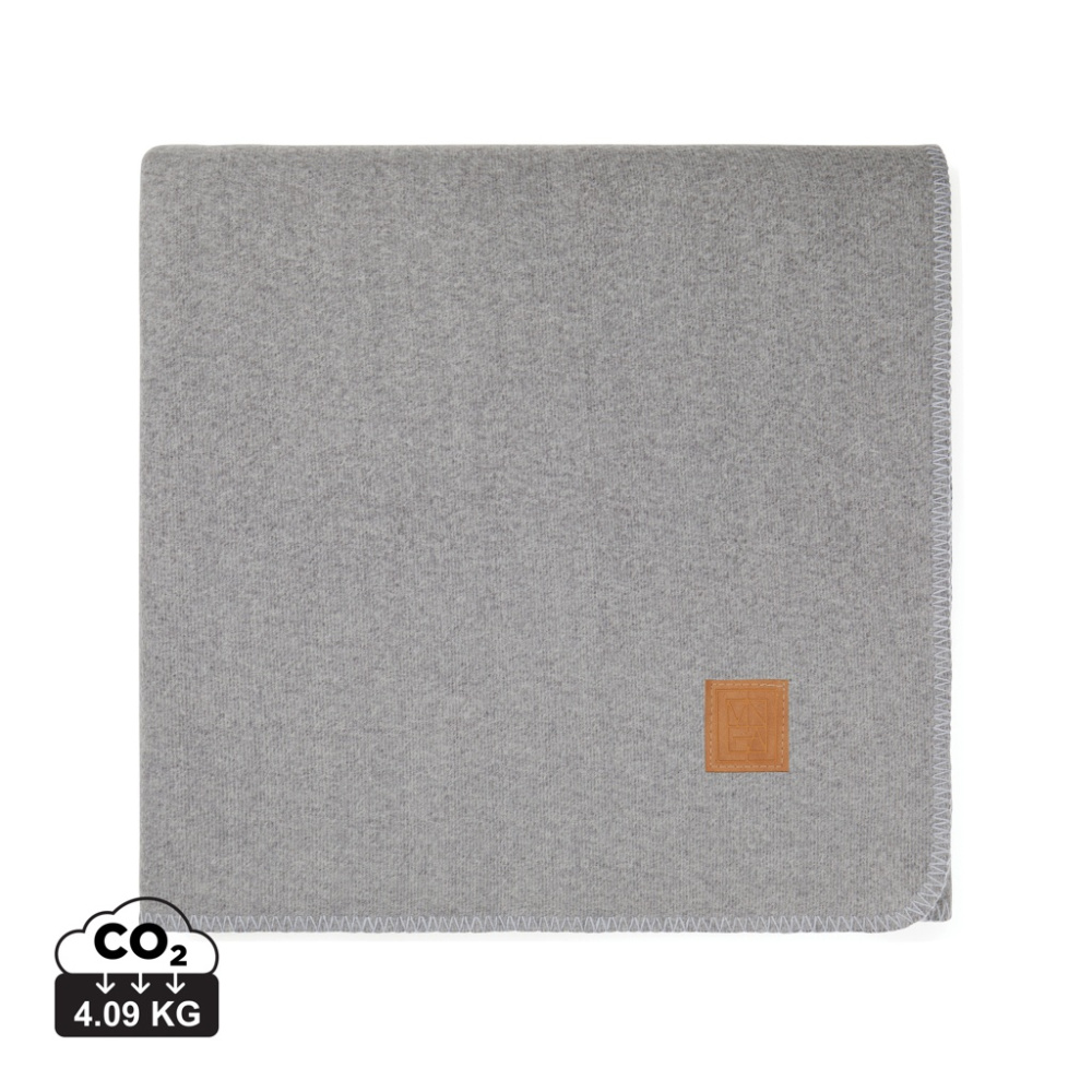 Logotrade promotional giveaways photo of: VINGA Moulton GRS RPET blanket
