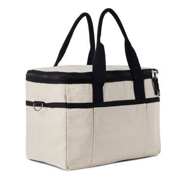 Logo trade promotional products image of: VINGA Volonne AWARE™ recycled canvas cooler basket