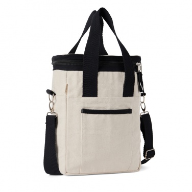 Logo trade promotional gifts image of: VINGA Volonne AWARE™ recycled canvas cooler tote bag