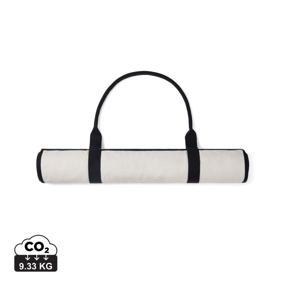 Logotrade promotional item image of: VINGA Volonne AWARE™ recycled canvas beach mat