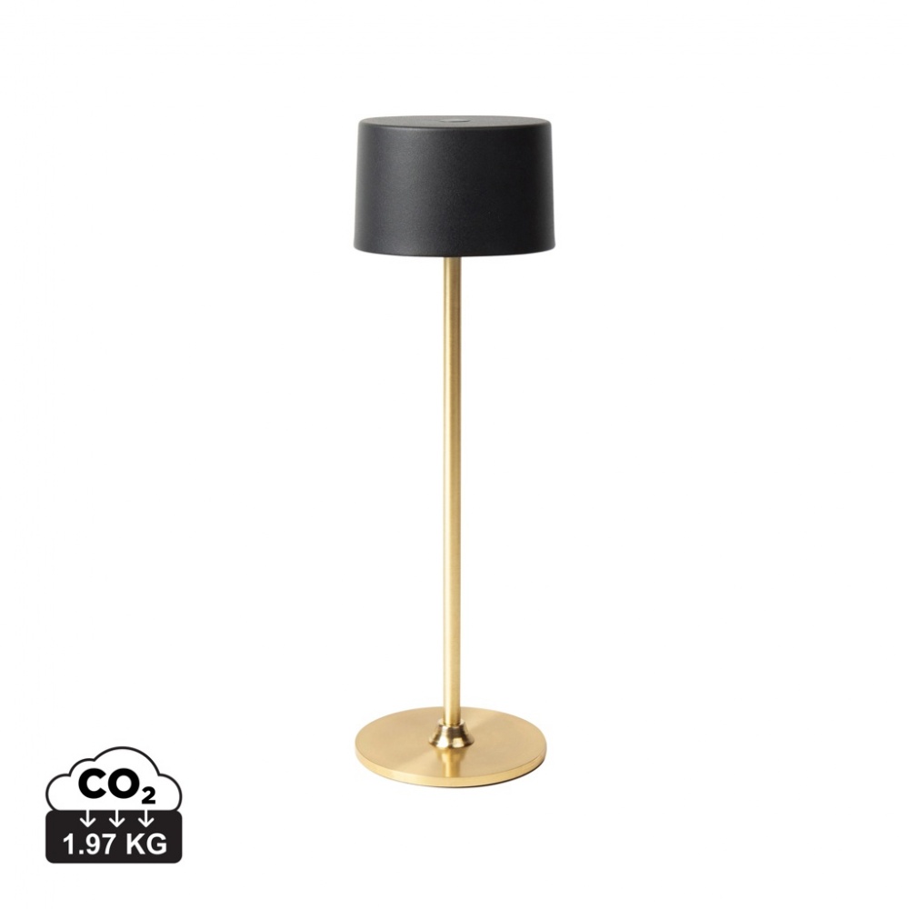 Logotrade promotional product image of: VINGA Nauro RCS recycled ABS table lamp