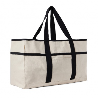 Logotrade promotional gifts photo of: VINGA Volonne AWARE™ recycled canvas beach bag