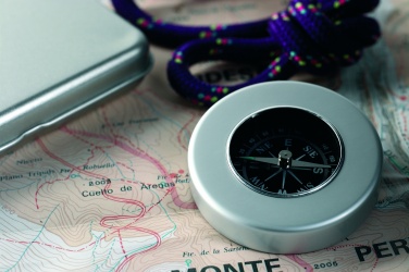Logo trade promotional merchandise image of: Target nautical compass
