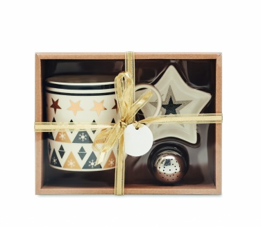 Logotrade business gift image of: Mug mini plate filter in box