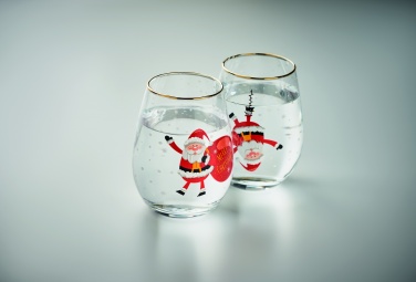 Logotrade promotional merchandise image of: Set of 2 Christmas glasses
