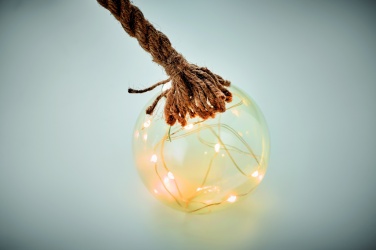 Logo trade promotional gifts image of: Glass bauble LED light