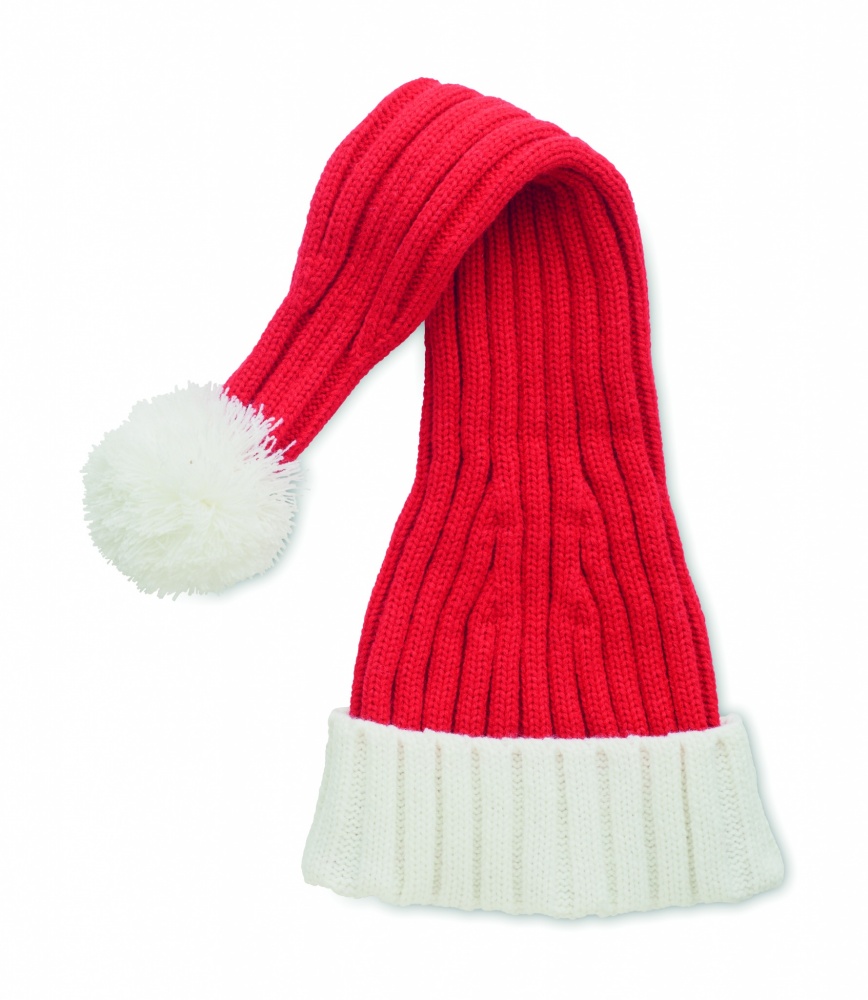 Logo trade corporate gift photo of: Long Christmas knitted beanie