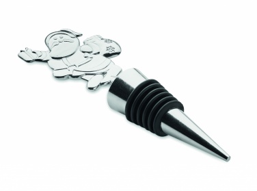 Logo trade promotional giveaways image of: Bottle stopper Christmas motif