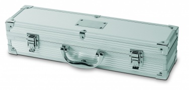Logotrade promotional item image of: 3 BBQ tools in aluminium case